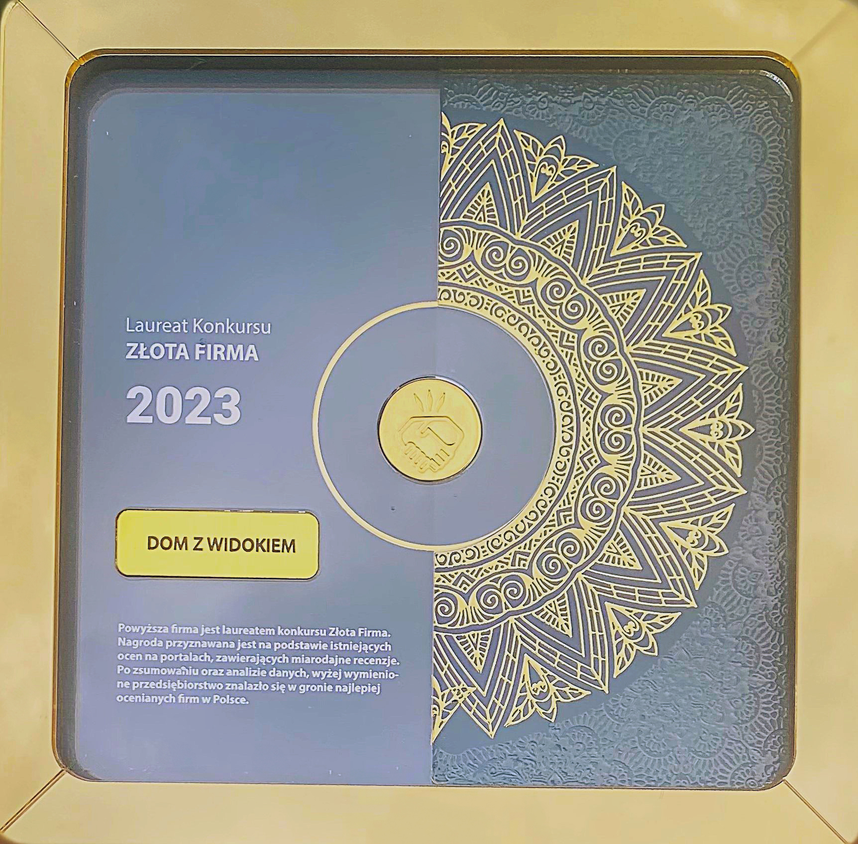 Nagroda Złota Firma 2023